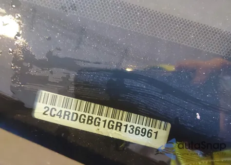 2016 Dodge Grand Caravan Se из США, поврежденный, VIN 2C4RDGBG1GR136961